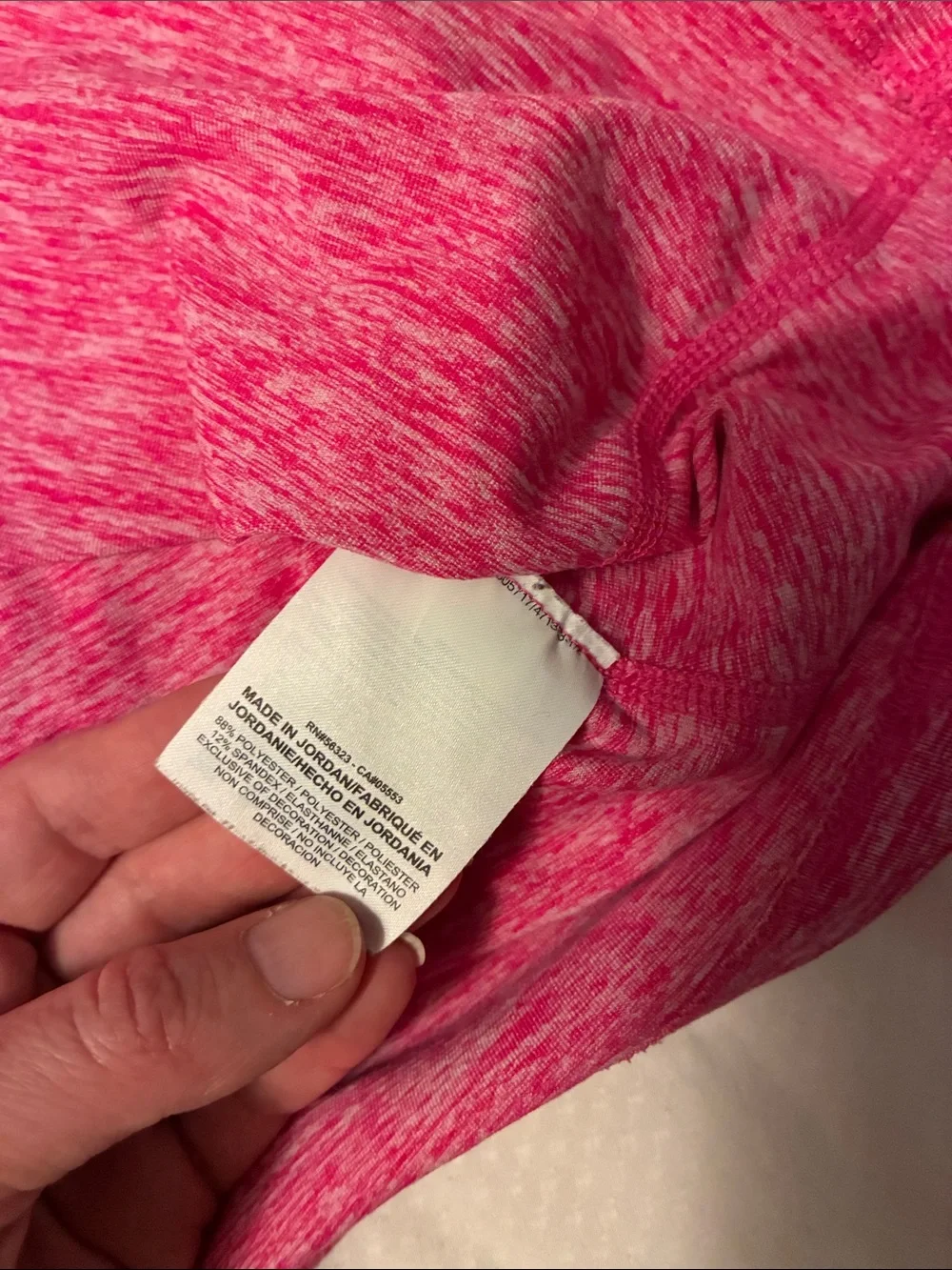 Nike Women’s Heather Pink Half-Zip Turtleneck Pullover